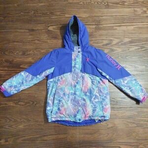 Hurley Phantom Winter Snow Coat Water Resistant Ski Jacket Youth Girls XL Purple